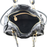 Chloé Paraty Python Medium Bag interior