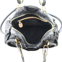 Chloé Paraty Python Medium Bag interior