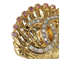 Chanel CC Shell Earrings Close up Missing Gems