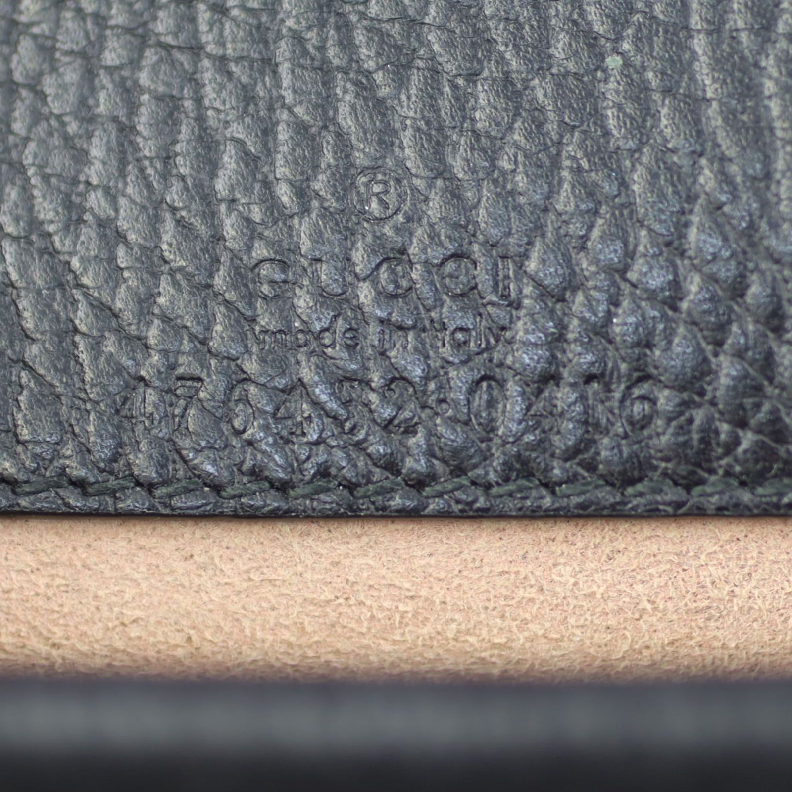 Gucci Dionysus Super Mini Chain Bag Stamp and Date code