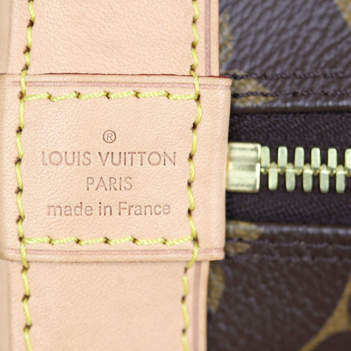 Louis Vuitton Alma BB Monogram Stamp
