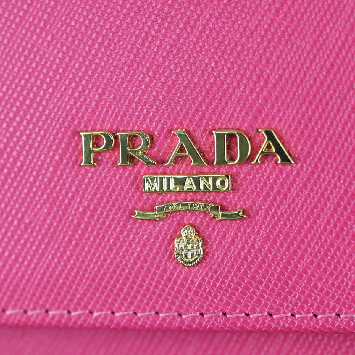 Prada Saffiano Wallet on Strap Hardware



