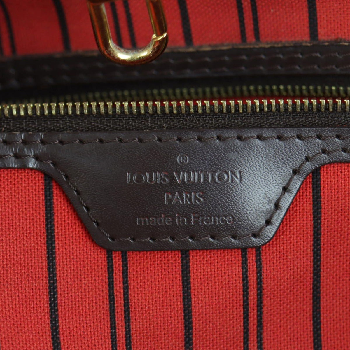 Louis Vuitton Neverfull MM Damier Ebene Stamp
