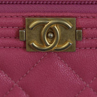 Chanel Boy Zip Around Wallet Hardware

