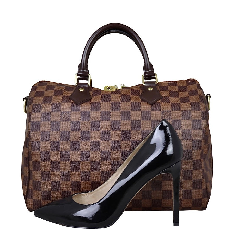 Louis Vuitton Speedy 30 Bandouliere Damier Ebene