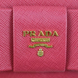 Prada Saffiano Bow Continental Wallet Hardware
