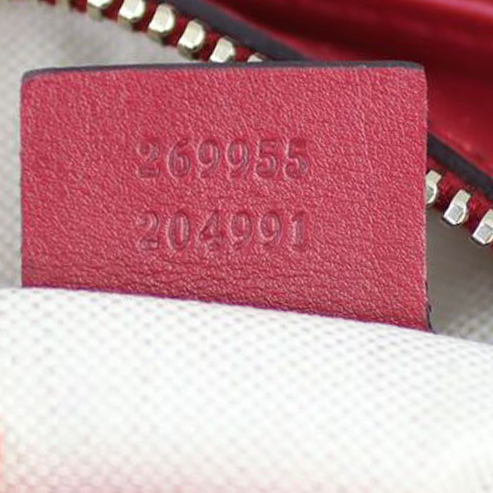 Gucci Heart-Bit Guccissima Satchel Date code