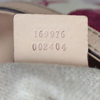 Gucci Flora Canvas Peggy Bamboo Hobo Date code