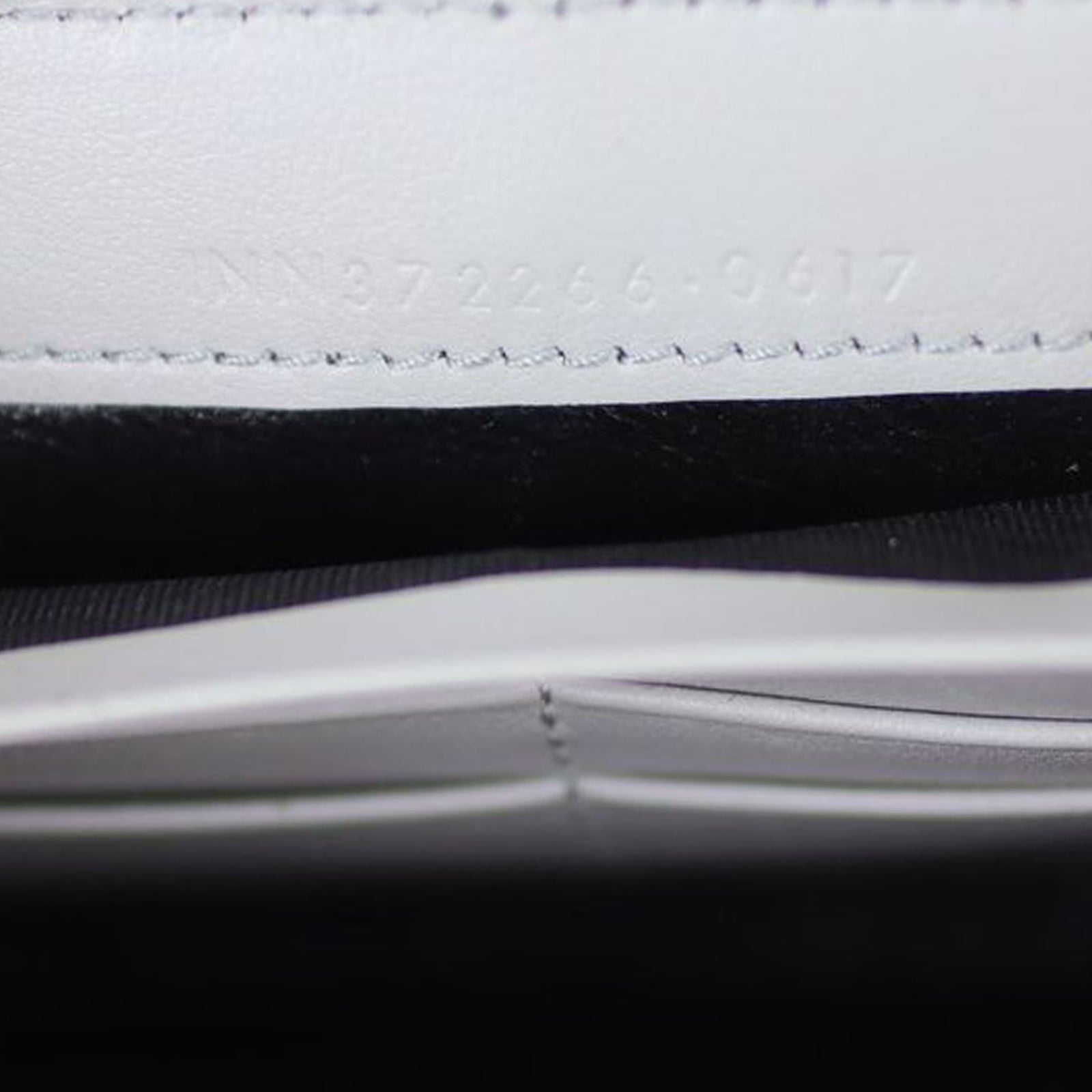 Saint Laurent Monogram Croc Embossed Flap Large Wallet Date code