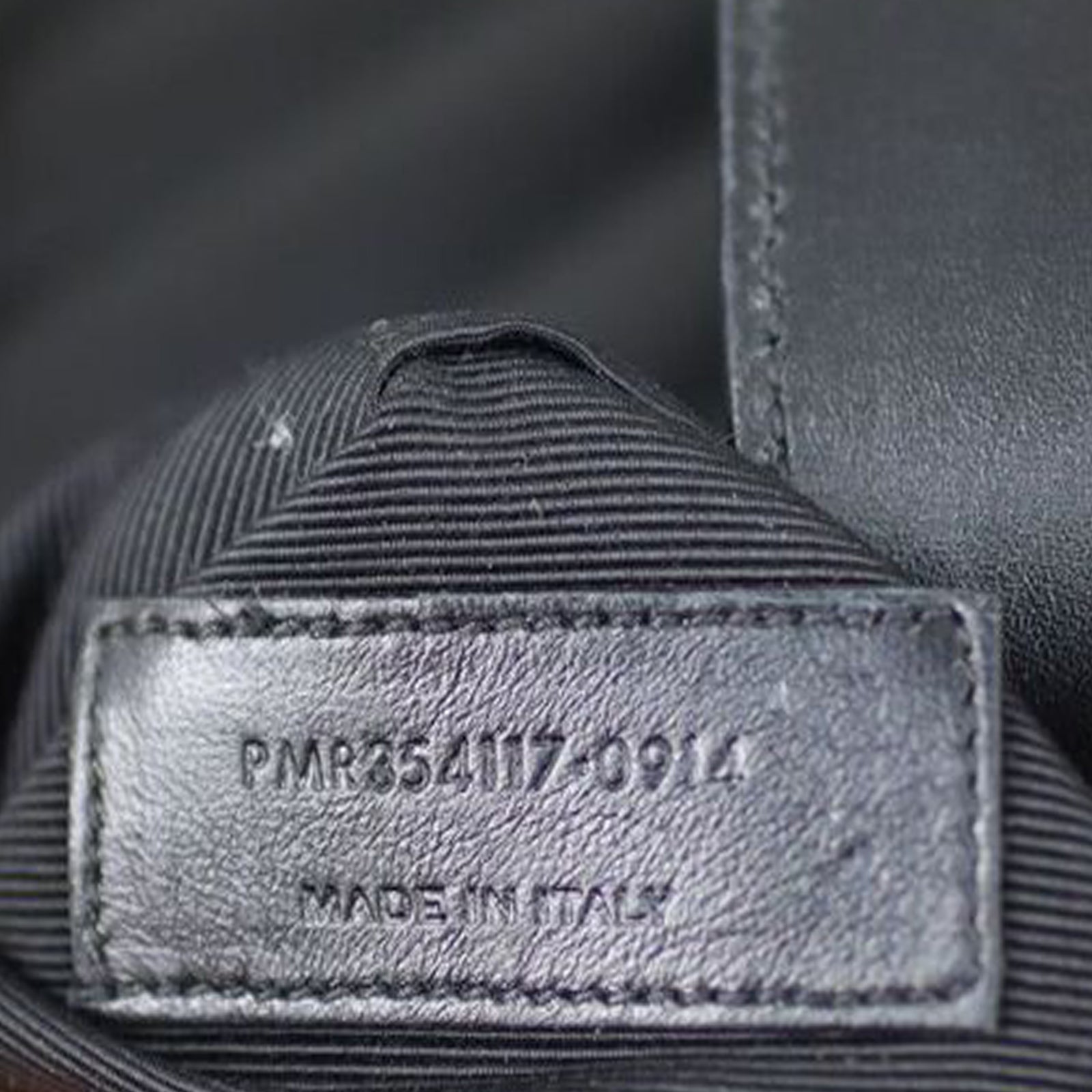 Saint Laurent Chevron Shopping Tote Date code