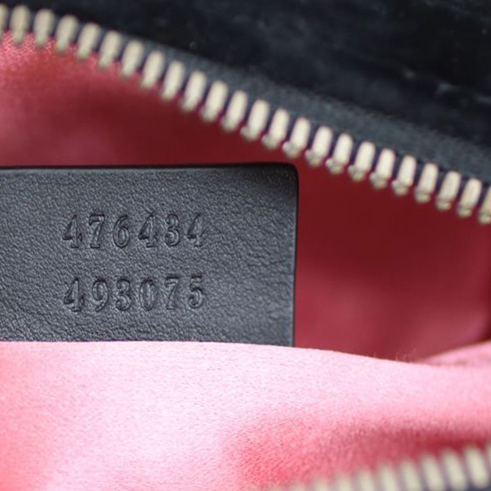 Gucci GG Marmont Matelasse Velvet Belt Bag Date code