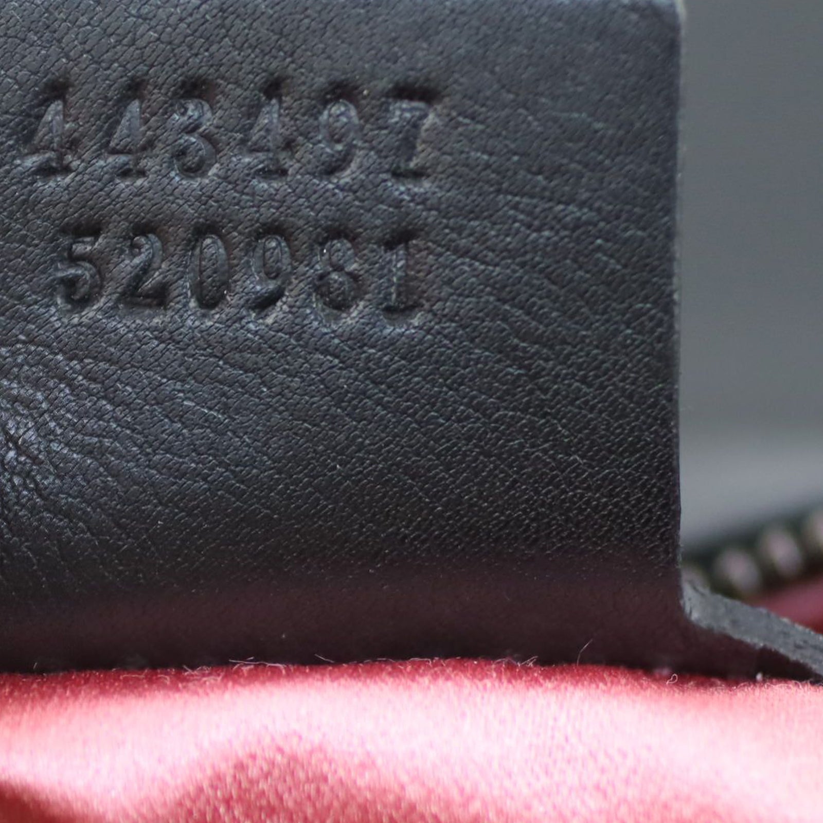 Gucci GG Marmont Velvet Small Shoulder Bag Date code