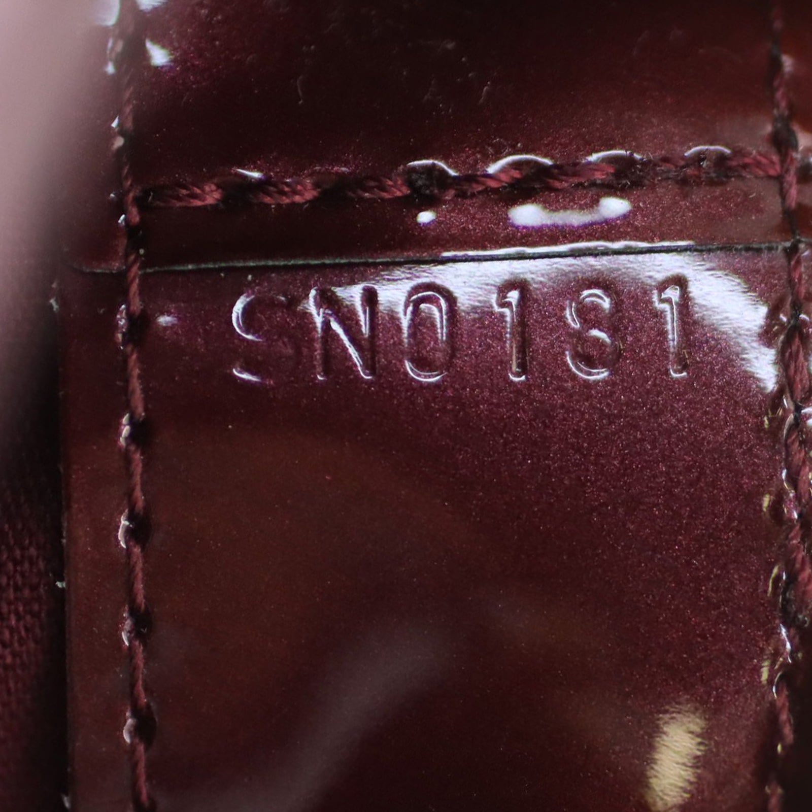 Louis Vuitton Wilshire GM Monogram Vernis Date code