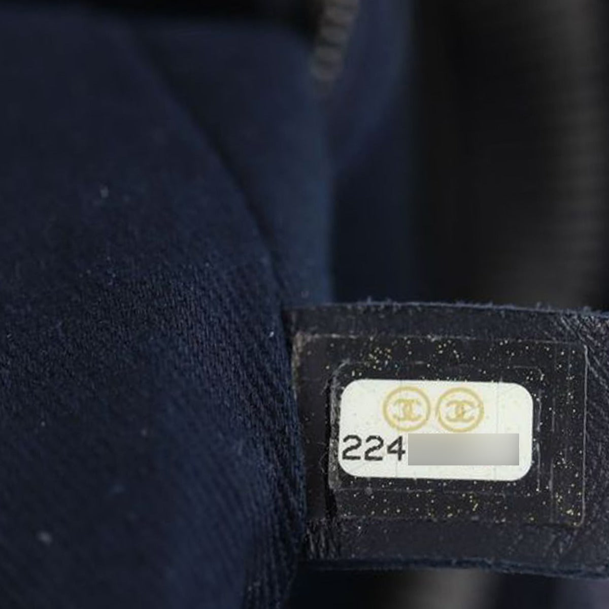 Chanel Denim Large Shopper Tote Date code
