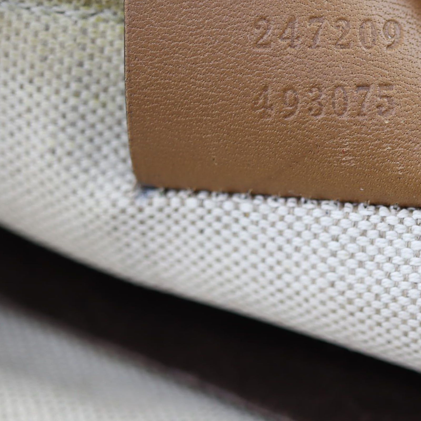 Gucci GG Canvas Craft Tote with Pouch Date code