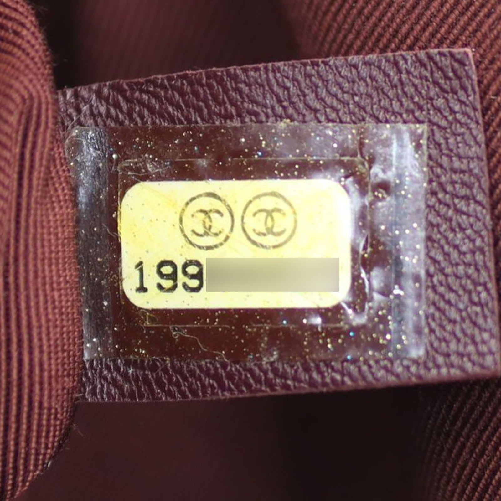 Chanel Boy Old Medium Velvet Date code