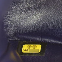 Chanel Reissue 227 Double Flap Bag (dark blue) Date code