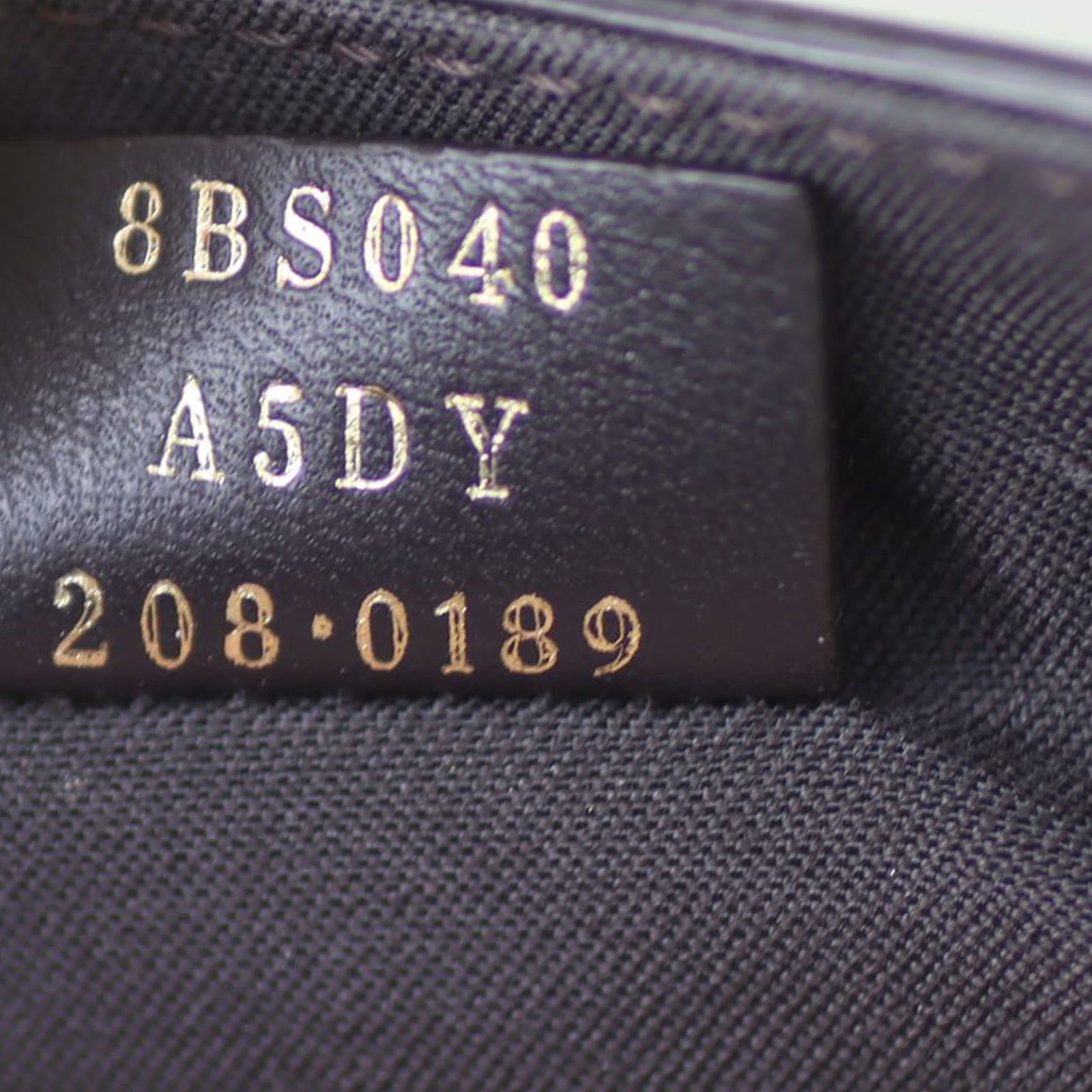 Fendi Baguette Duo Date code