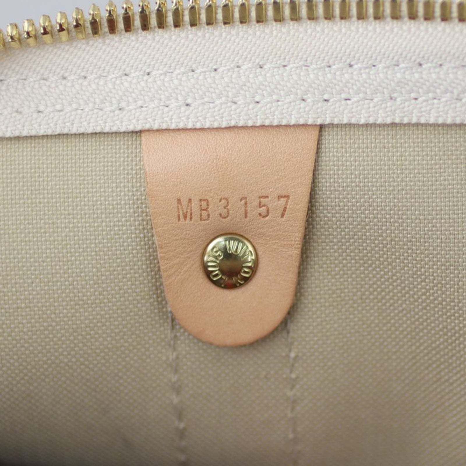 Louis Vuitton Keepall 45 Bandouliere Damier Azur Date code