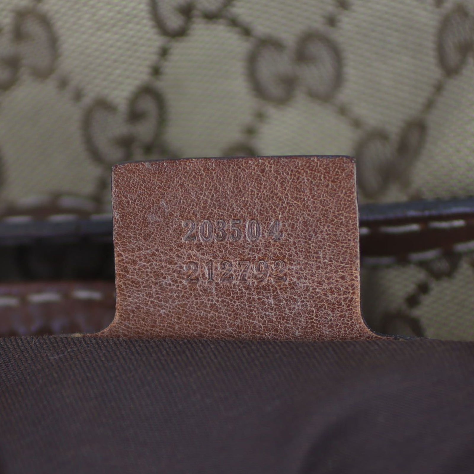 Gucci GG Canvas Charlotte Tote Bag Date code