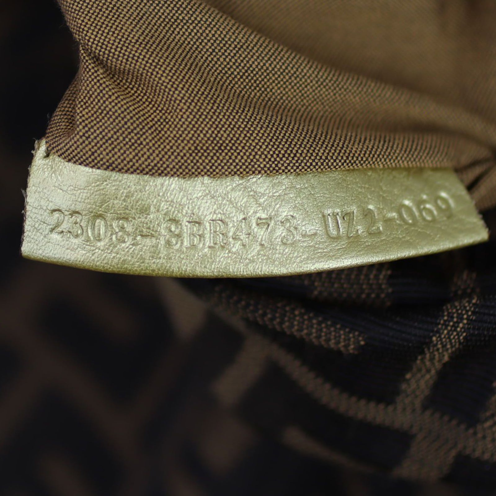 Fendi Zucca Chef Mini Hobo Date code