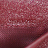 Dior Lady Dior Compact Wallet Date code