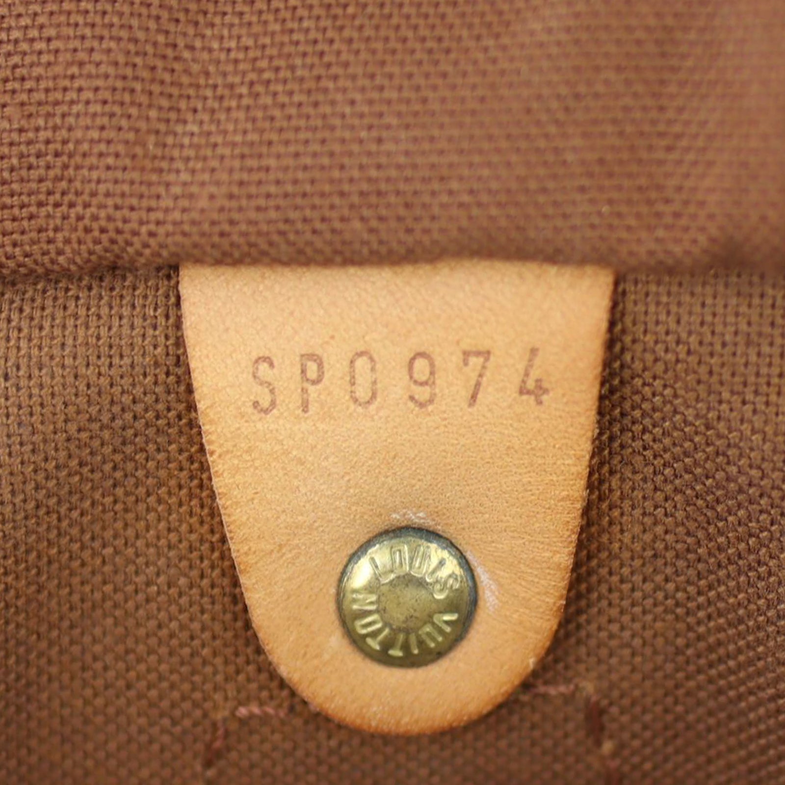 Louis Vuitton Speedy 35 Monogram Date code