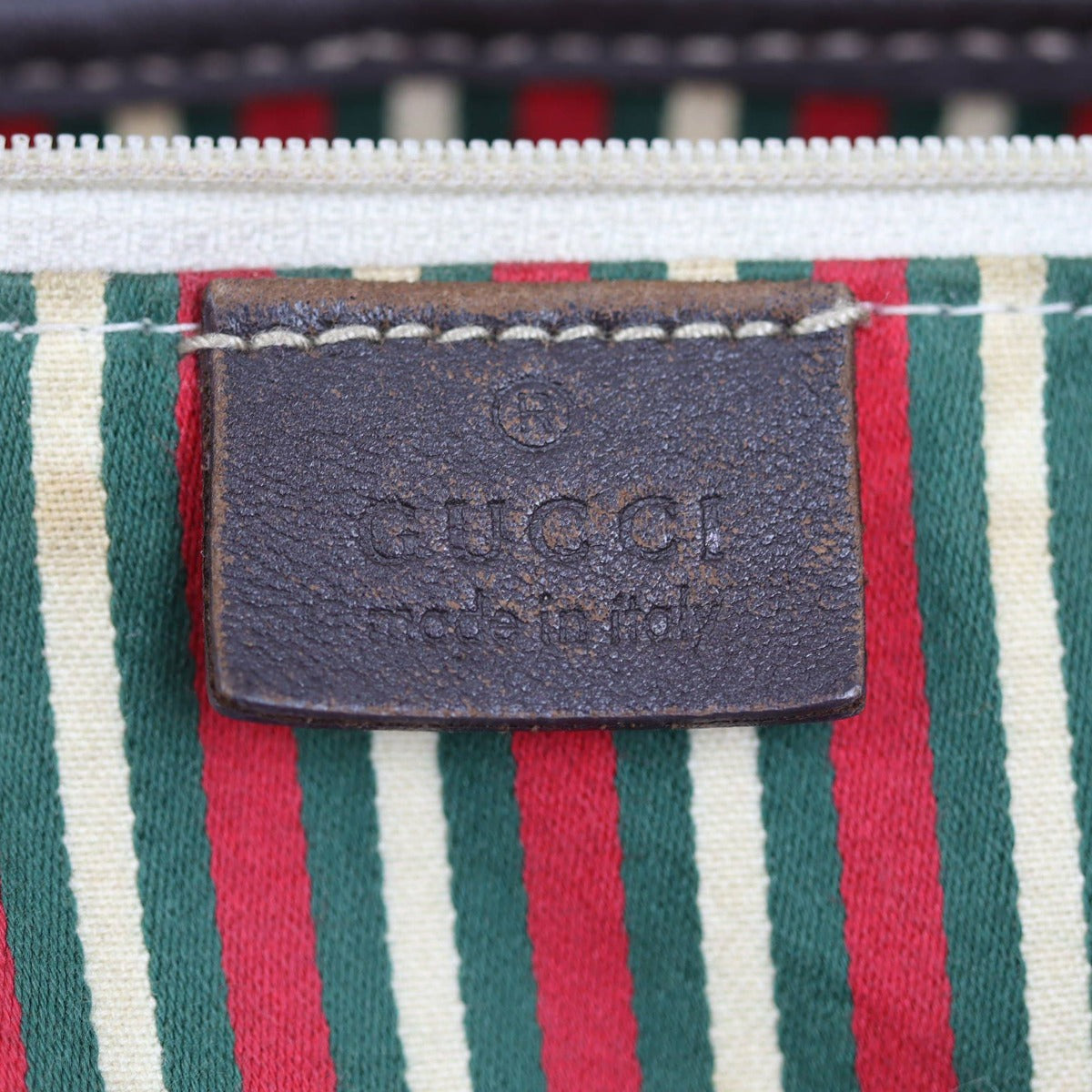 Gucci GG Canvas New Britt Tote Stamp

