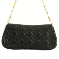 Dior Cannage Perforated Leather Shoulder Bag Back