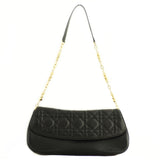 Dior Cannage Perforated Leather Shoulder Bag Front