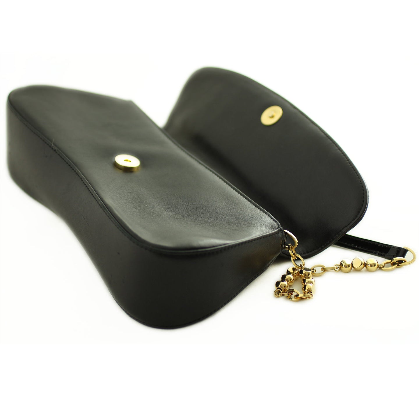 Dior Cannage Perforated Leather Shoulder Bag Open