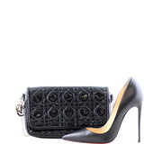 Dior Cannage Chain Flap Bag Shoe