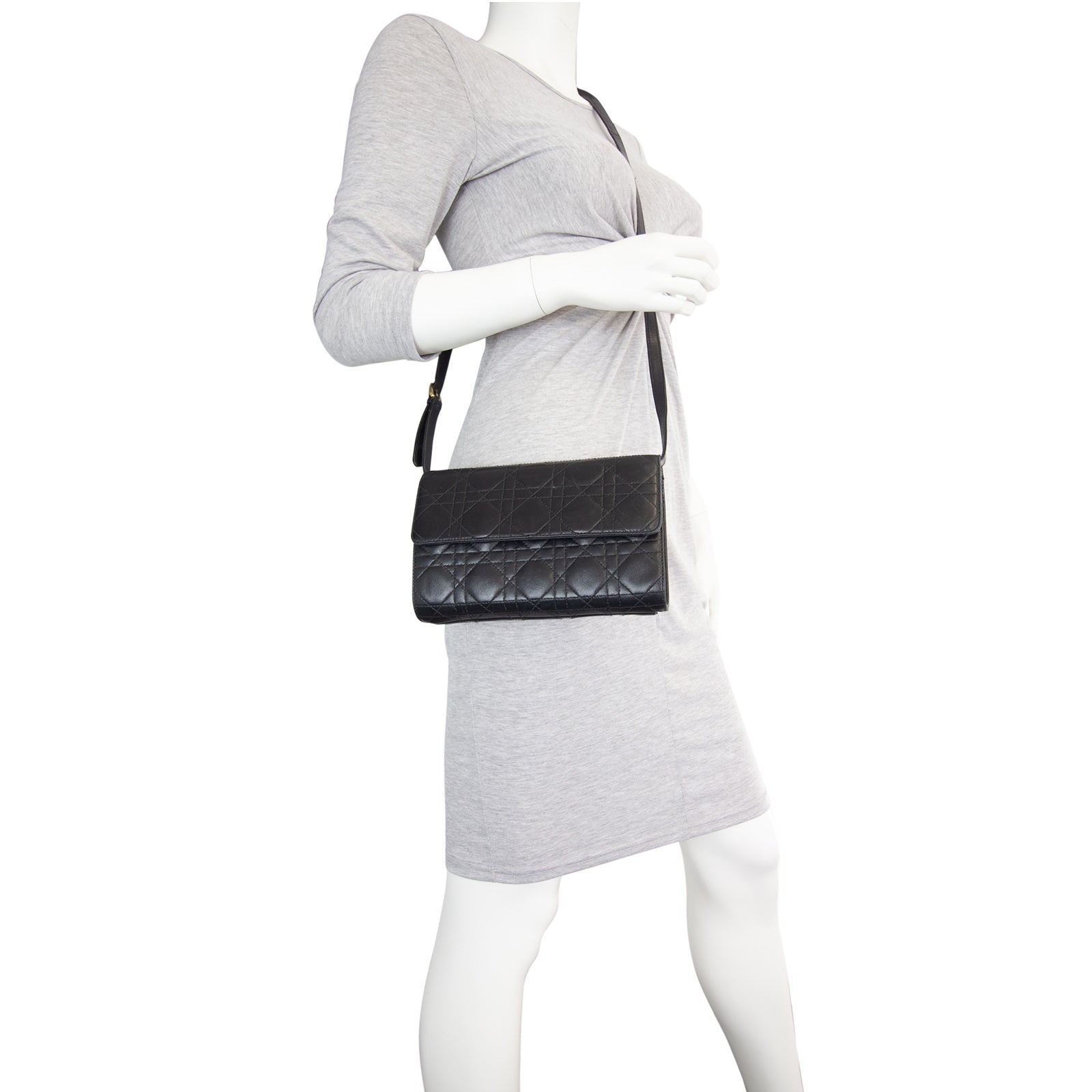 Dior Cannage Crossbody Mannequin