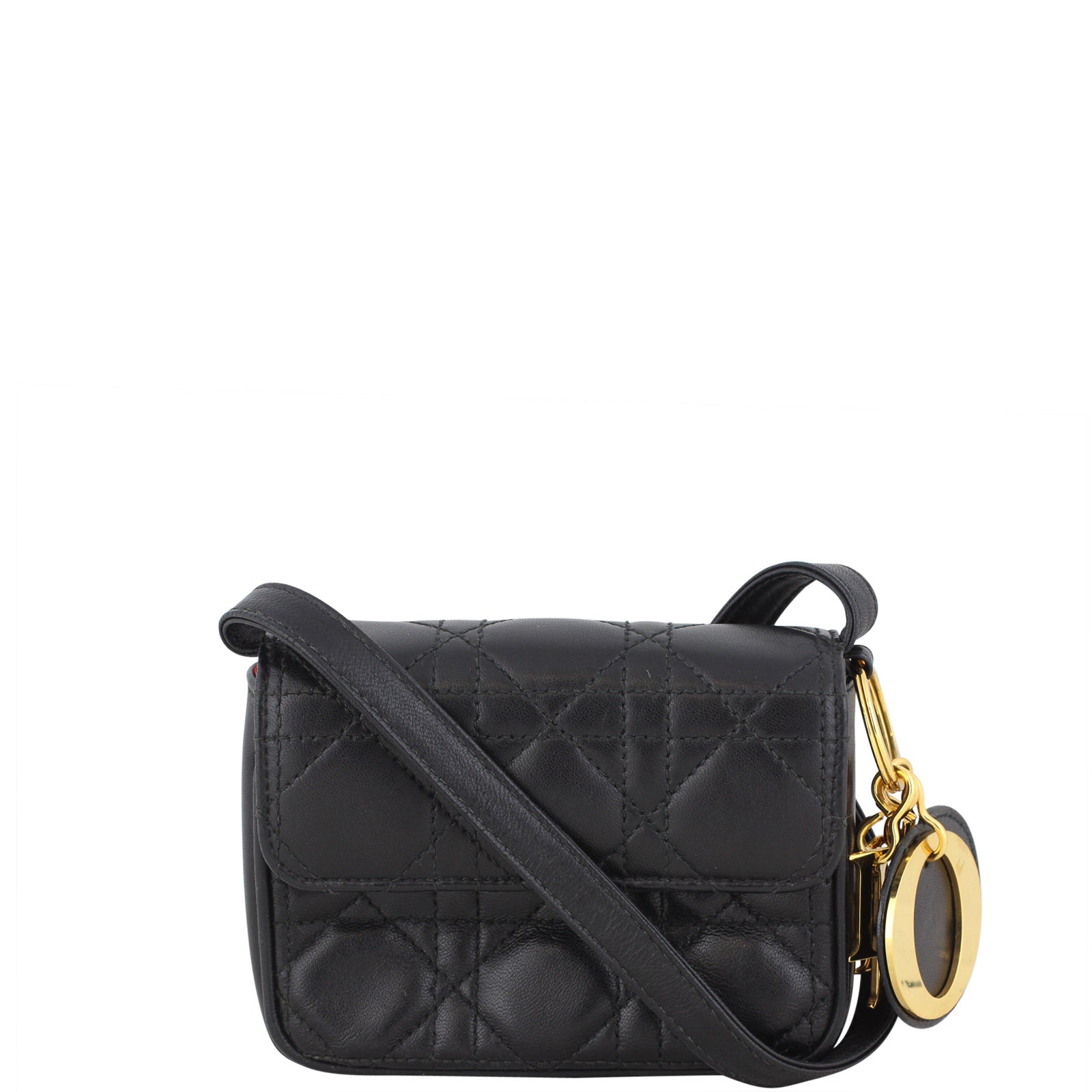 Dior Cannage Mini Crossbody Front