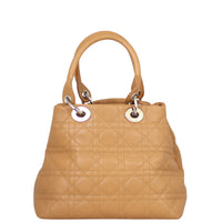 Dior Cannage Top Handle Soft Tote Back