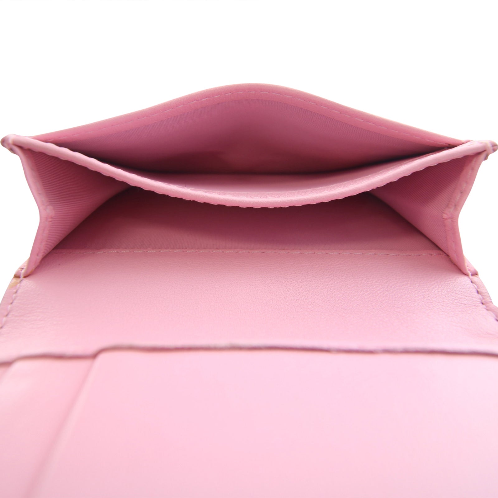 Dior Lady Dior Lambskin Card Holder Interior