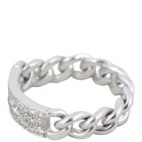 Dior Diamond Chain Ring Side