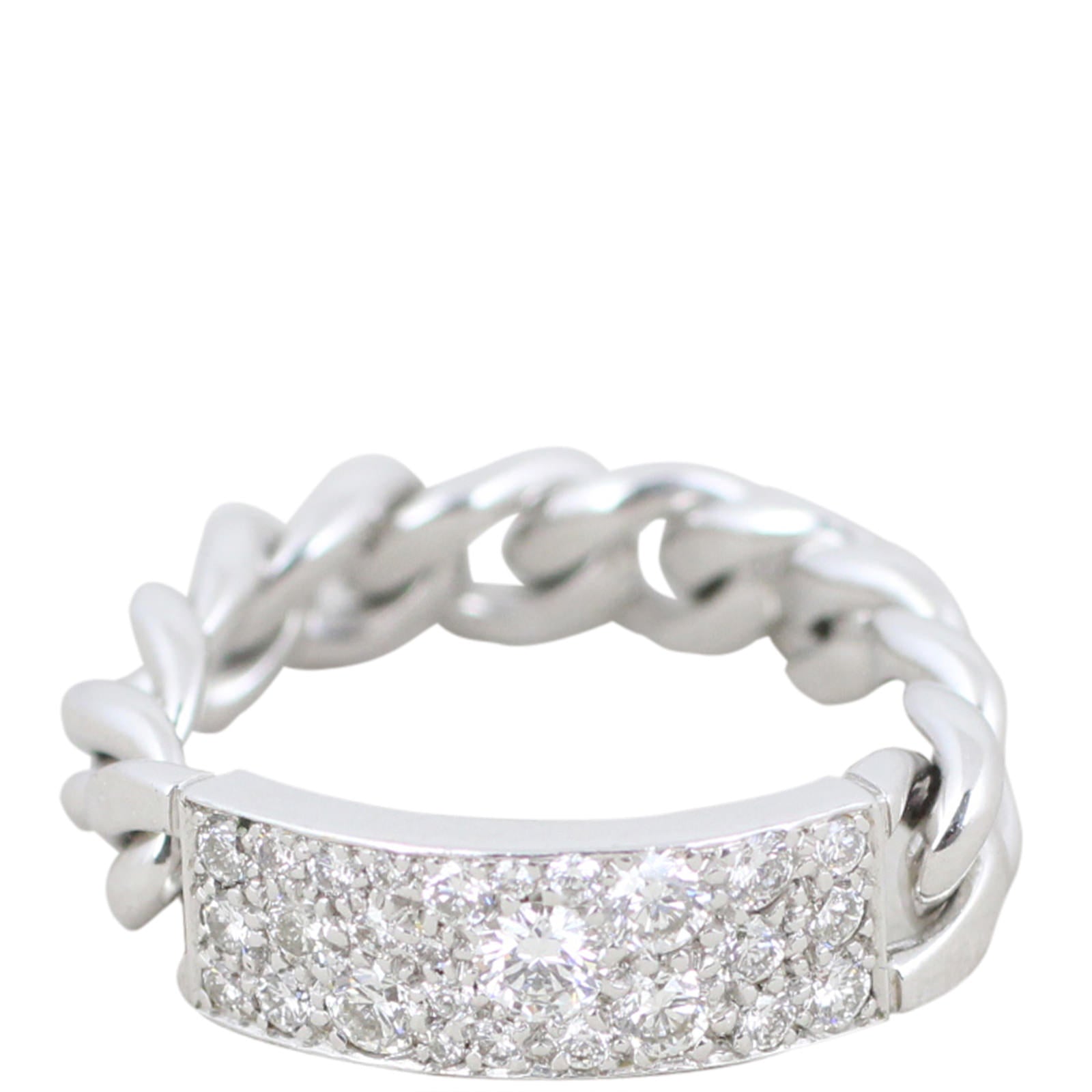 Dior Diamond Chain Ring Top