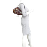 Dior Embroidered Leather Saddle Bag Mannequin