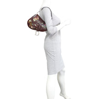 Dior Embroidered Leather Saddle Bag Mannequin