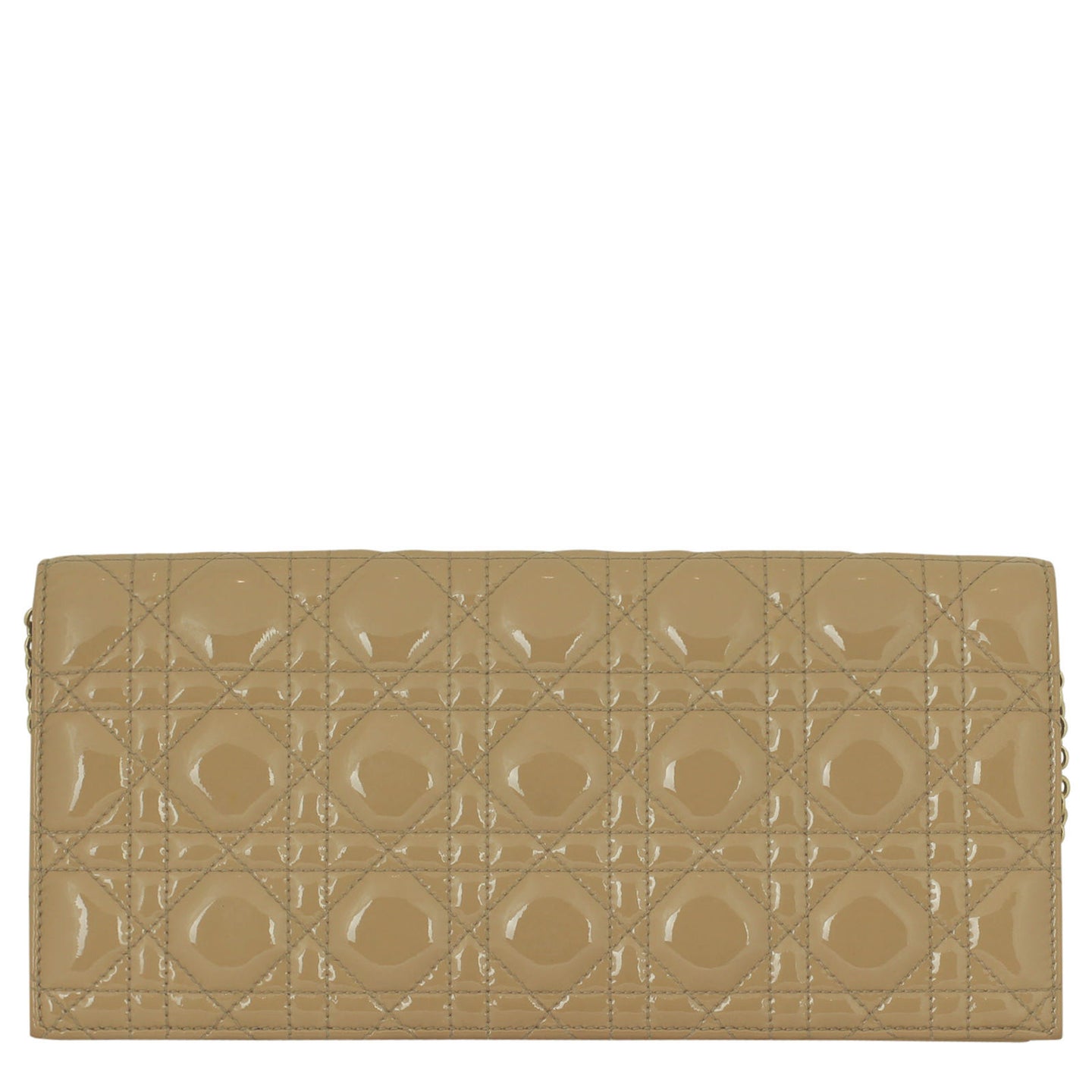 Dior Patent Cannage Clutch Bag Front