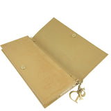 Dior Patent Cannage Clutch Bag Open