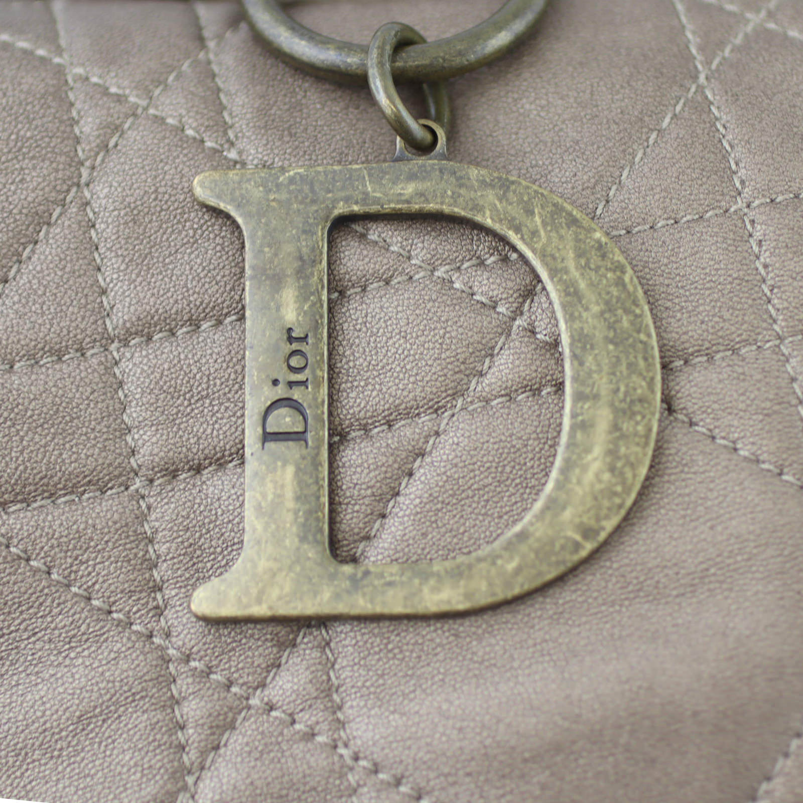 Dior Cannage Drawstring Flap Bag Hardware