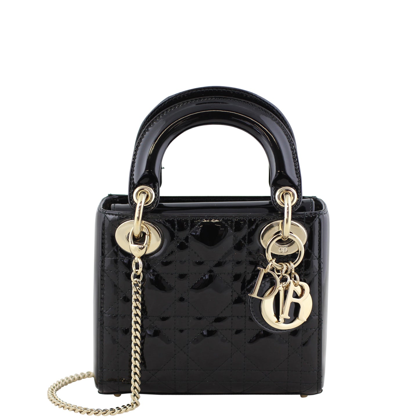 Dior Lady Dior Mini chain front