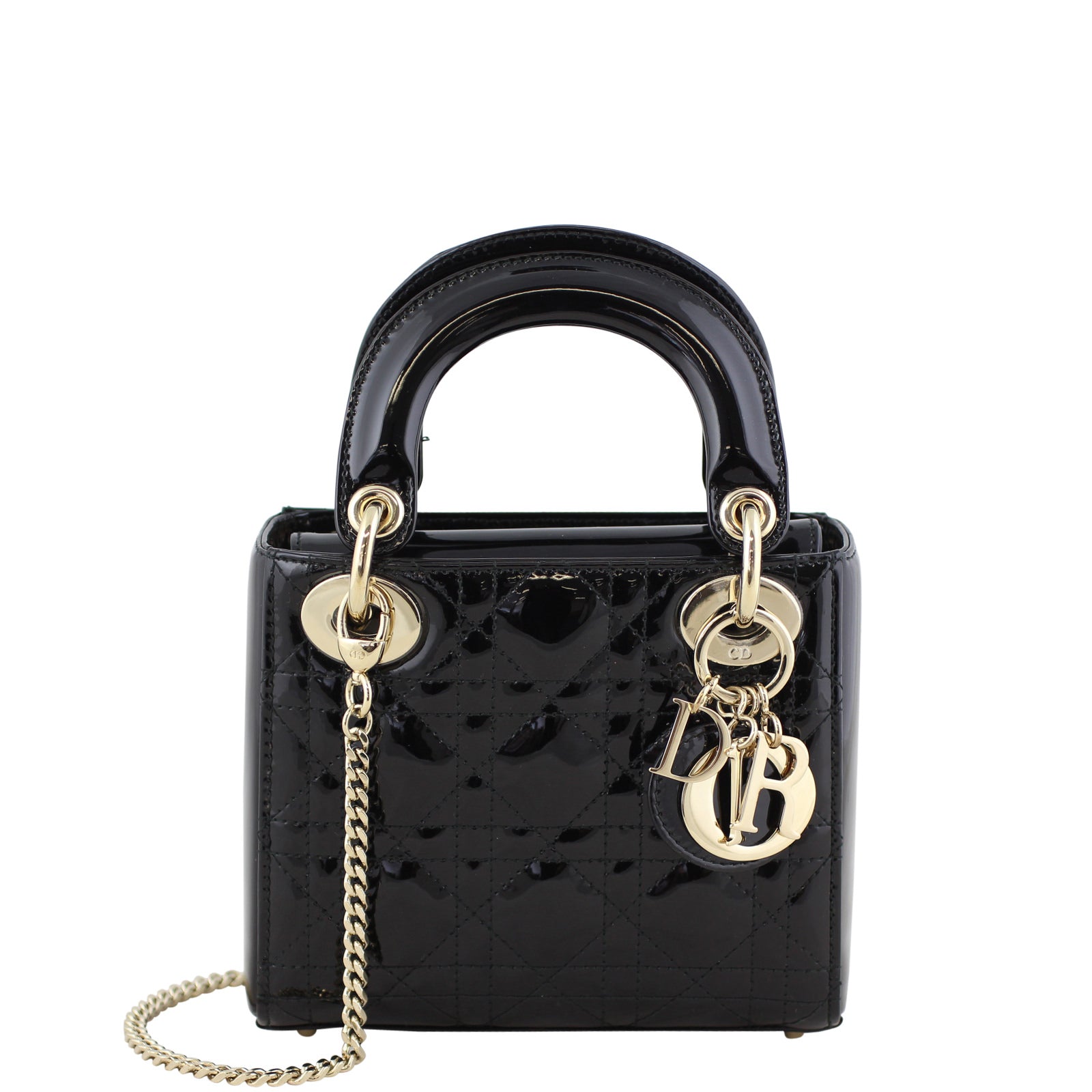 Dior Lady Dior Mini chain front
