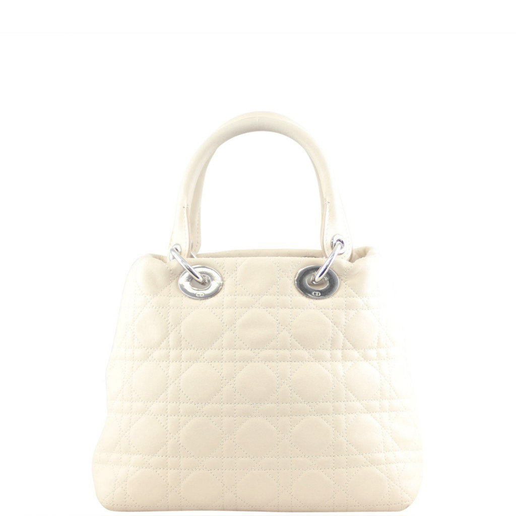 Dior Lady Dior Soft Shopping Tote back