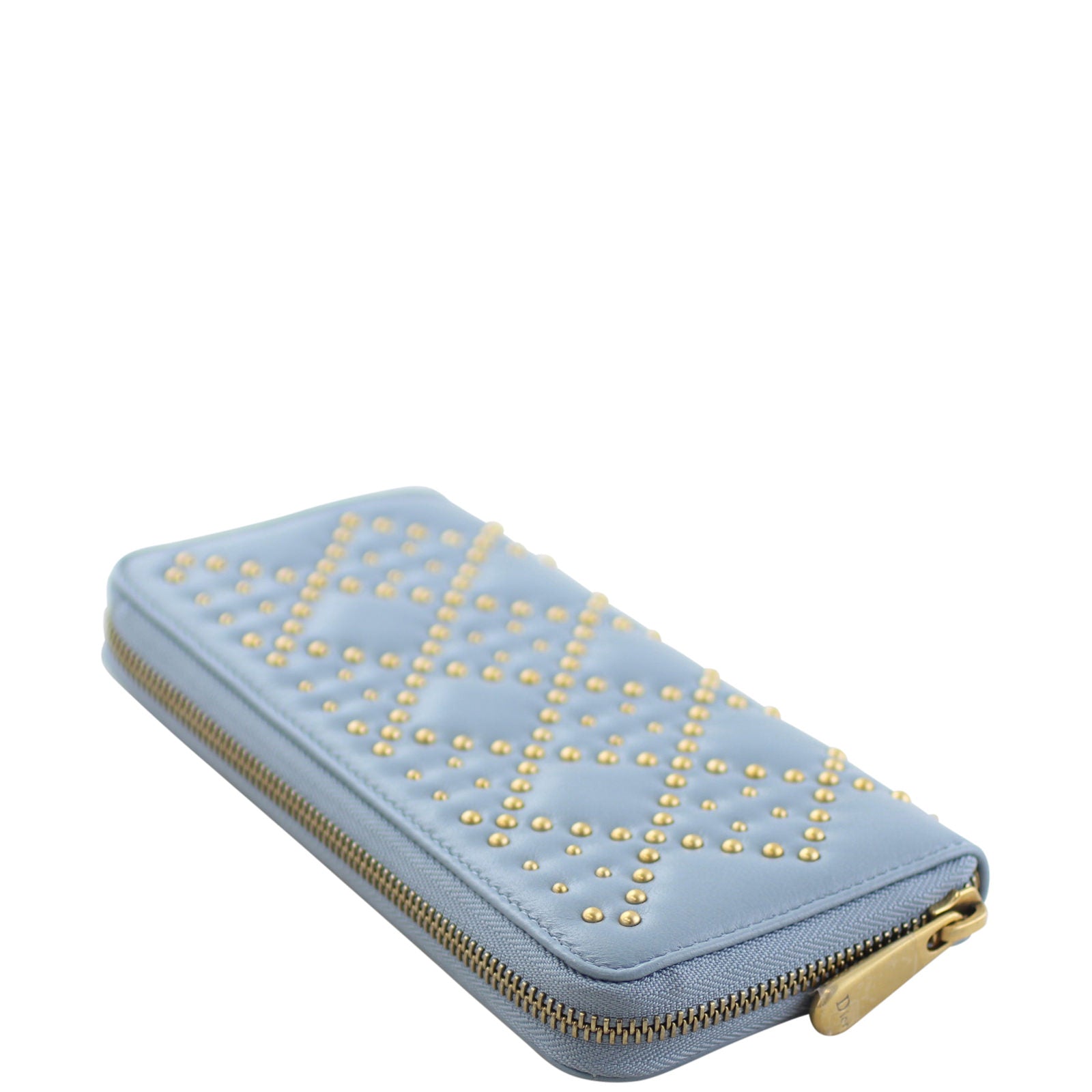 Dior Lady Dior Studded Wallet Corner