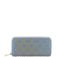 Dior Lady Dior Studded Wallet Front