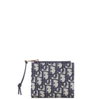 Dior Oblique Mini Wallet Front