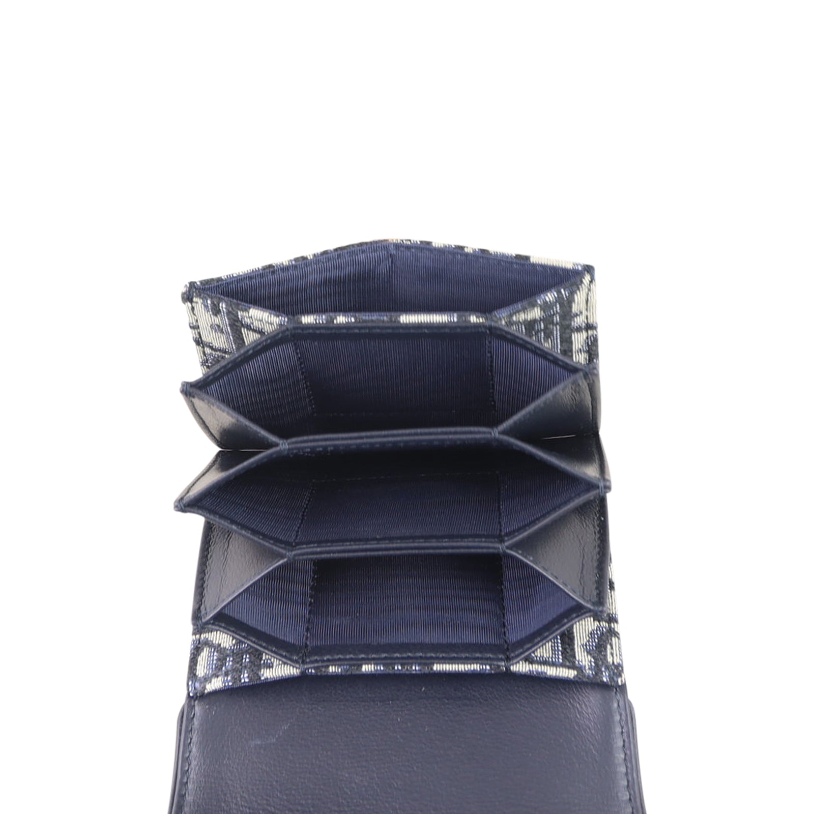 Dior Oblique Saddle 5 Gusset Cardholder Whole interior